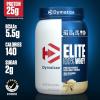 imageDymatize Elite 100 Whey Protein Powder 25g Protein 55g BCAAs ampamp 27 LLeucine Quick Absorbing ampamp Fast Digesting for Optimal Muscle Recovery Rich Chocolate 5 Pound 63 ServingsVanilla  Strawberry