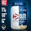 imageDymatize Elite Casein Protein Powder Vanilla 100 Micellar Casein 25g Protein 54g BCAAs 23g Leucine Slow Absorbing for Overnight Muscle Recovery 4 lb 55 ServingsVanilla