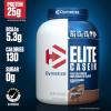 imageDymatize Elite Casein Protein Powder Vanilla 100 Micellar Casein 25g Protein 54g BCAAs 23g Leucine Slow Absorbing for Overnight Muscle Recovery 4 lb 55 ServingsChocolate