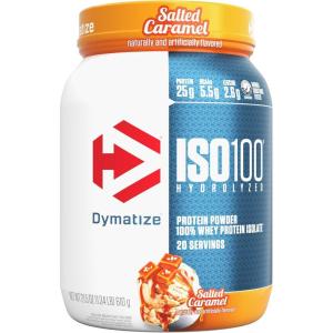 imageDymatize ISO 100 Whey Protein Powder with 25g of Hydrolyzed 100 Whey Isolate Vanilla 5 Pound Package may varySalted Caramel