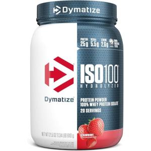 imageDymatize ISO 100 Whey Protein Powder with 25g of Hydrolyzed 100 Whey Isolate Vanilla 5 Pound Package may varyStrawberry