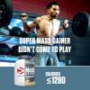 imageDymatize Super Mass Gainer Protein Powder Gourmet Vanilla 52g Protein 1g Creatine 1280 Calories 107g BCAAs 245g Carbs Contains Whey Protein Powder Isolate and Casein 8 ServingsVanilla