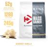 imageDymatize Super Mass Gainer Protein Powder Gourmet Vanilla 52g Protein 1g Creatine 1280 Calories 107g BCAAs 245g Carbs Contains Whey Protein Powder Isolate and Casein 8 ServingsVanilla
