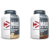 imageDymatize Super Mass Gainer Protein Powder 52g Protein 1280 Calories 6 Pound Gourmet Vanilla ampamp Rich Chocolate Pack of 2