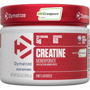 imageDymatize 100 Creatine Monohydrate with Creapure 5g Per Serving 60 Servings 300g Creatine for Women and Men Gluten Free